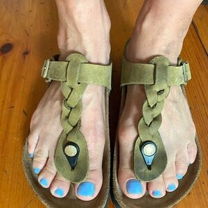 Birkenstock Braided Oiled Leather